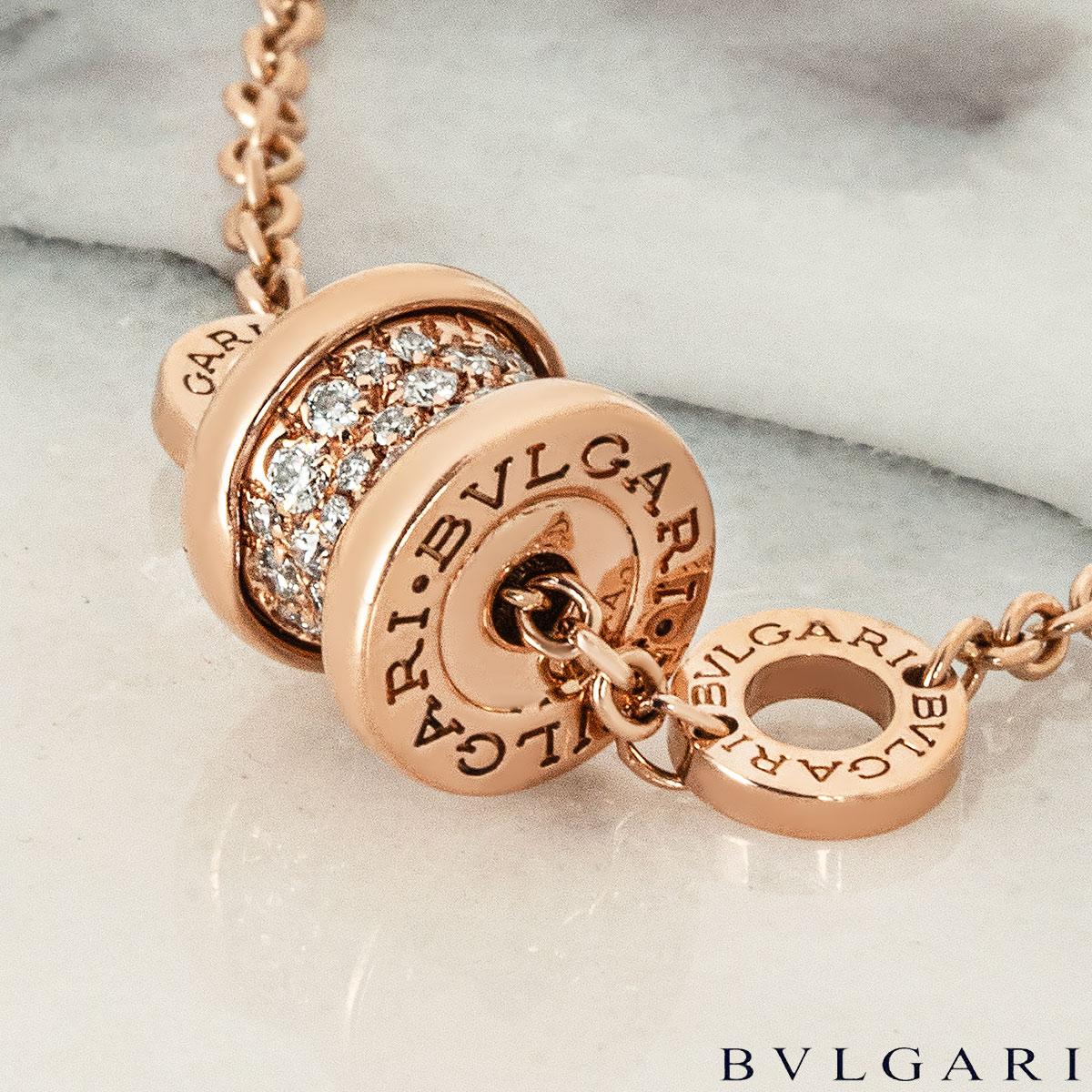 Bvlgari B.Zero1 Armband aus Roségold mit Diamanten BR857358 2