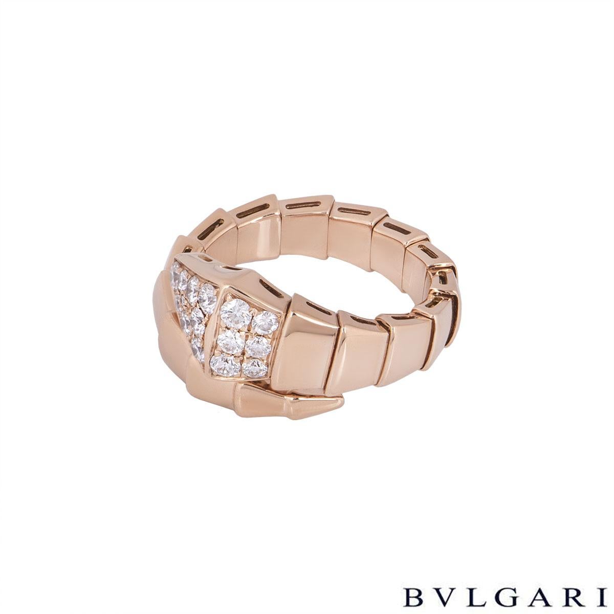 serpenti ring diamond