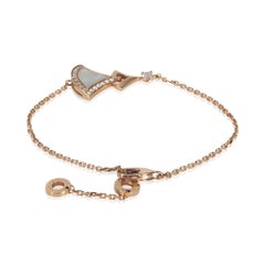 BVLGARI Rose Gold Mother Of Pearl and Diamond Diva's Dream Bracelet