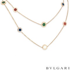 Bvlgari Rose Gold Multi-Gem Bvlgari Bvlgari Necklace CL857572