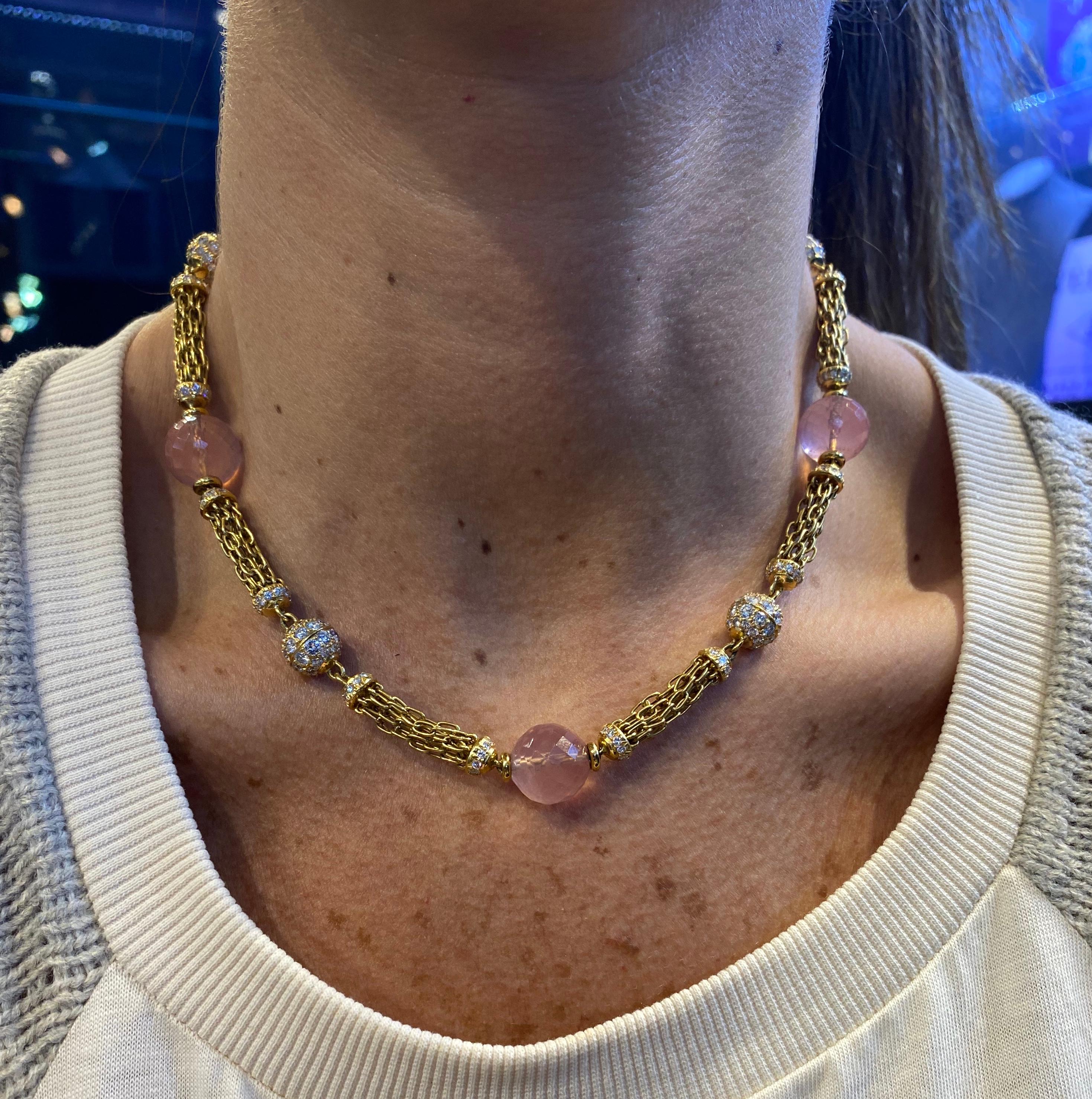 bvlgari pink necklace