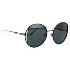 Bvlgari Round Frame Metal Sunglasses