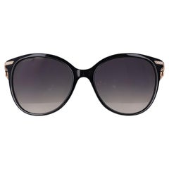 Bvlgari Rounded Cat-Eye Crystal-Embellished Sunglasses