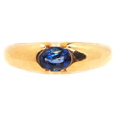 Bvlgari Sapphire 18 Karat Yellow Gold Ring