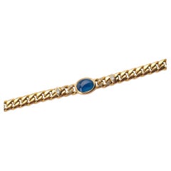 Vintage Bvlgari Sapphire and Diamond Bracelet