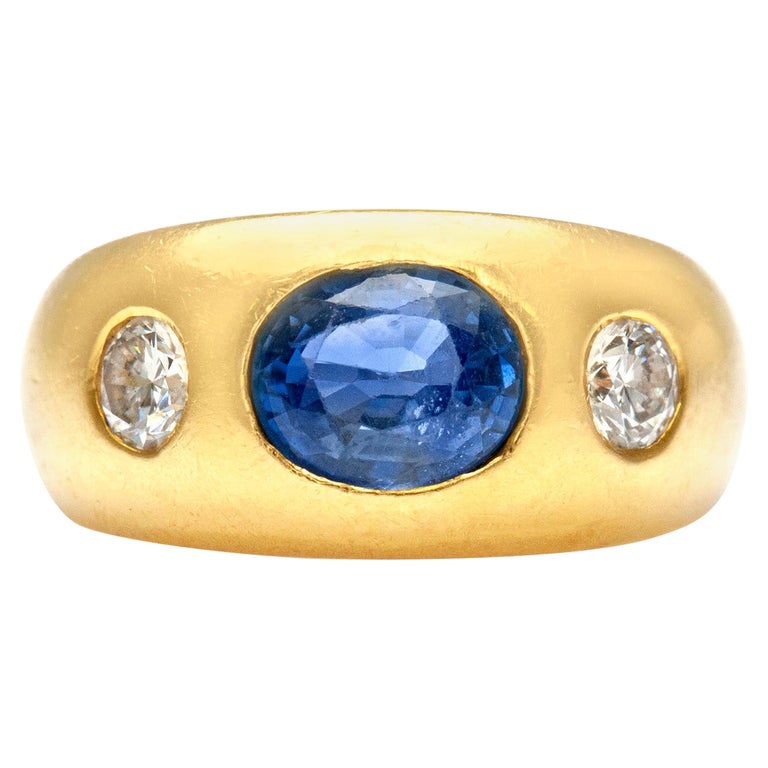 Bvlgari Sapphire and Diamond Ring