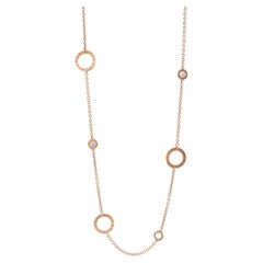 Collana Sautoir Bvlgari in oro rosa 18 carati e madreperla