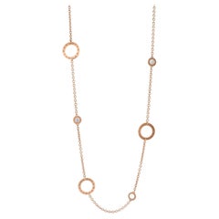 Bvlgari Sautoir Necklace 18k Rose Gold and Mother of Pearl