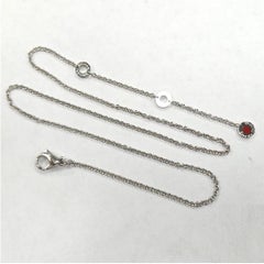 BVLGARI “Save the Children” Sterling Silver Chain Necklace – 18" – Adjustable –