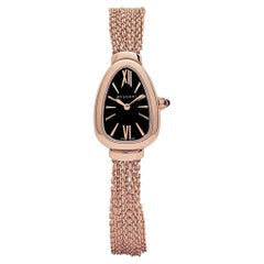 Bvlgari Serpenti 102728 Ladies Rose Gold Black Dial (2021)