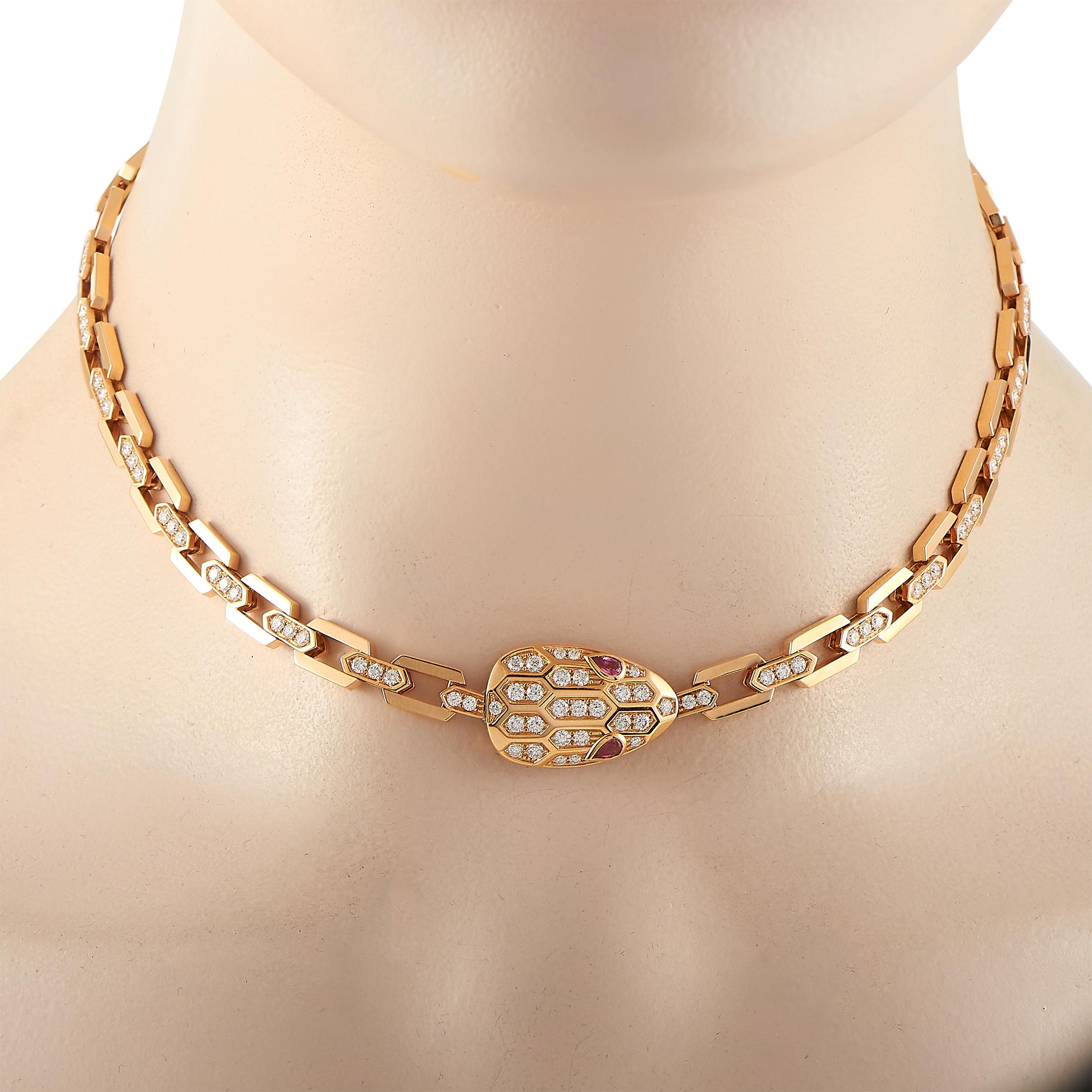 18 carat rose gold chain