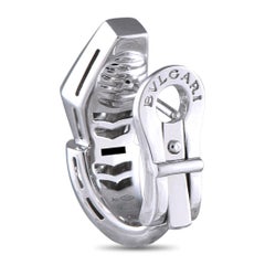 Bvlgari Serpenti 18K White Gold 1.52ct Diamond Earrings