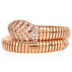 Bracciale Bvlgari Serpenti Diamond One Coil Tubogas Wrap 18K