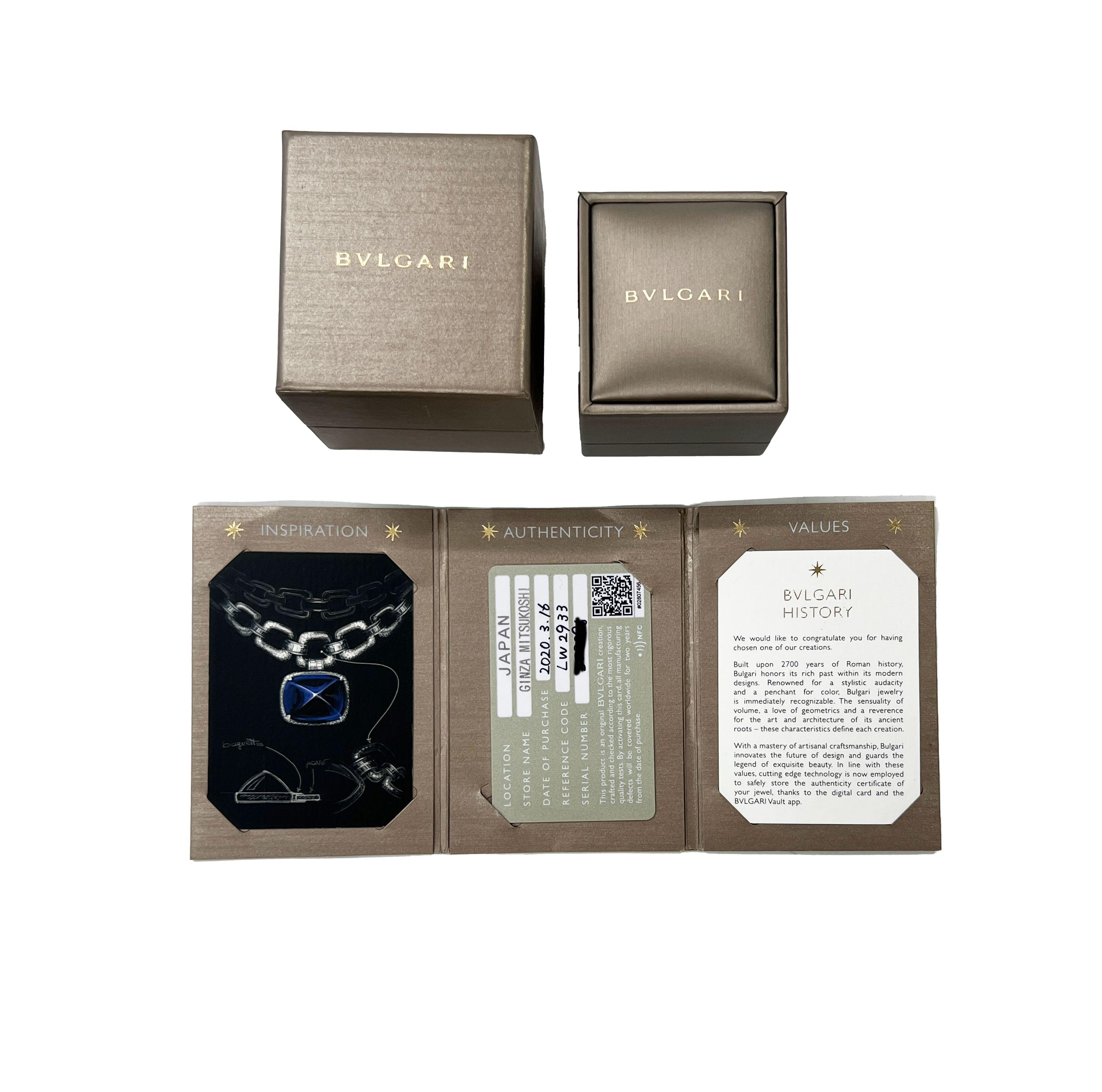 da uomo o donna Anello Serpenti BVLGARI in oro rosa 18k 0,34 CTW in vendita