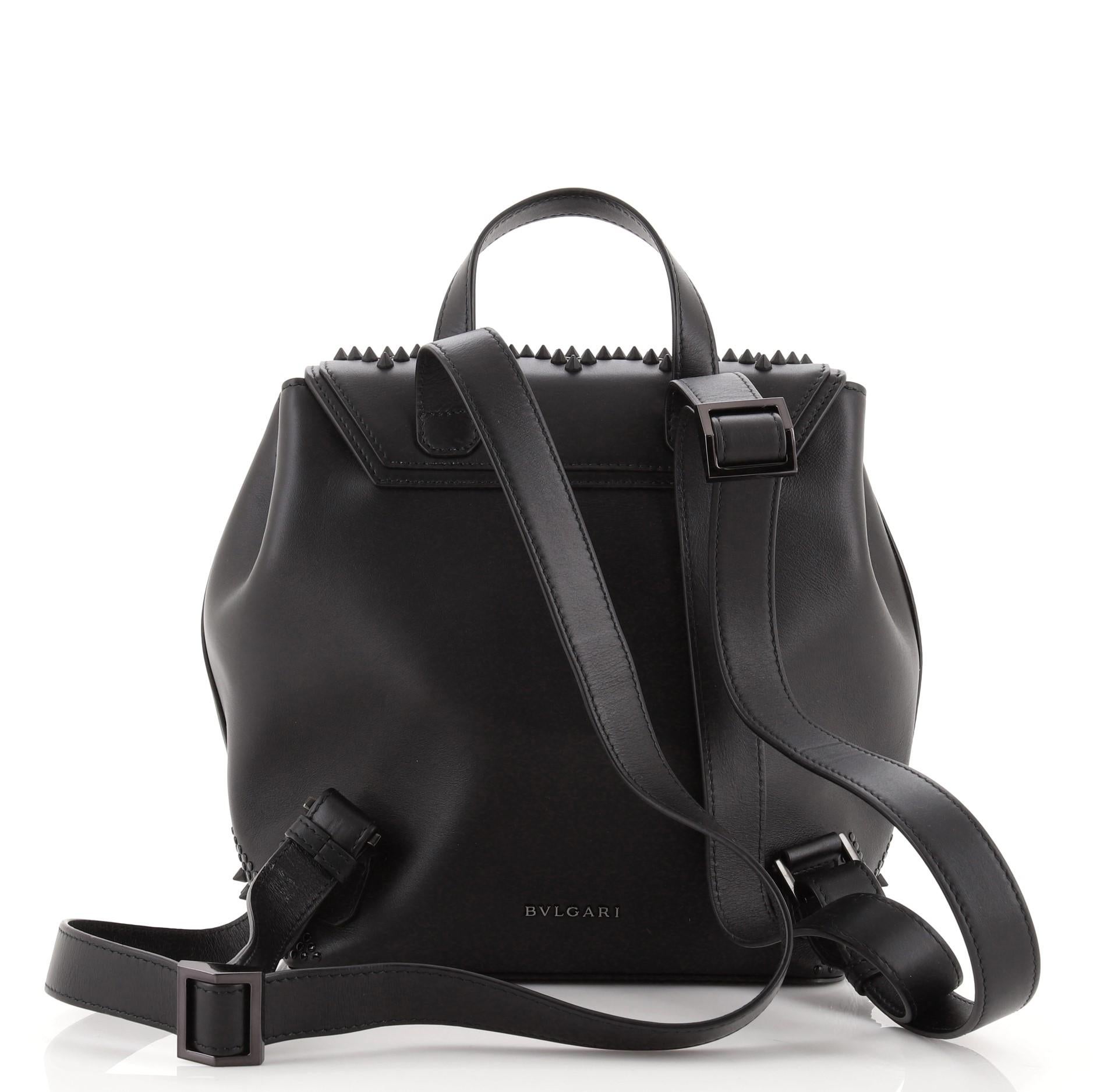 Bvlgari Serpenti Forever Backpack Quilted Leather In Good Condition In NY, NY