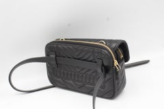 Bvlgari Serpenti Forever Belt Bag in black leather