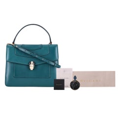 Bvlgari Serpenti Forever Calfskin Leather Bag