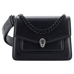 Bvlgari Serpenti Forever Maxi Chain Crossbody Bag Leather Small