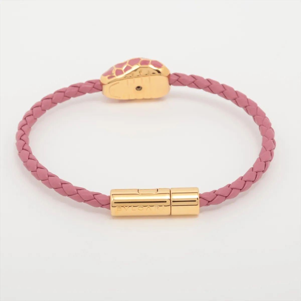 Bvlgari Serpenti Forever Rosa di Francia Bracelet Pink In Good Condition For Sale In Humacao, PR