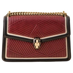 Used Bvlgari Serpenti Forever Ruby Shoulder Bag