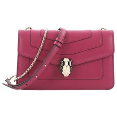 Bvlgari Serpenti Forever Umhängetasche Leder Klein