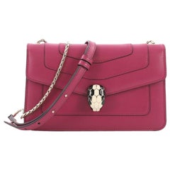 Bvlgari Serpenti Forever Umhängetasche Leder Klein