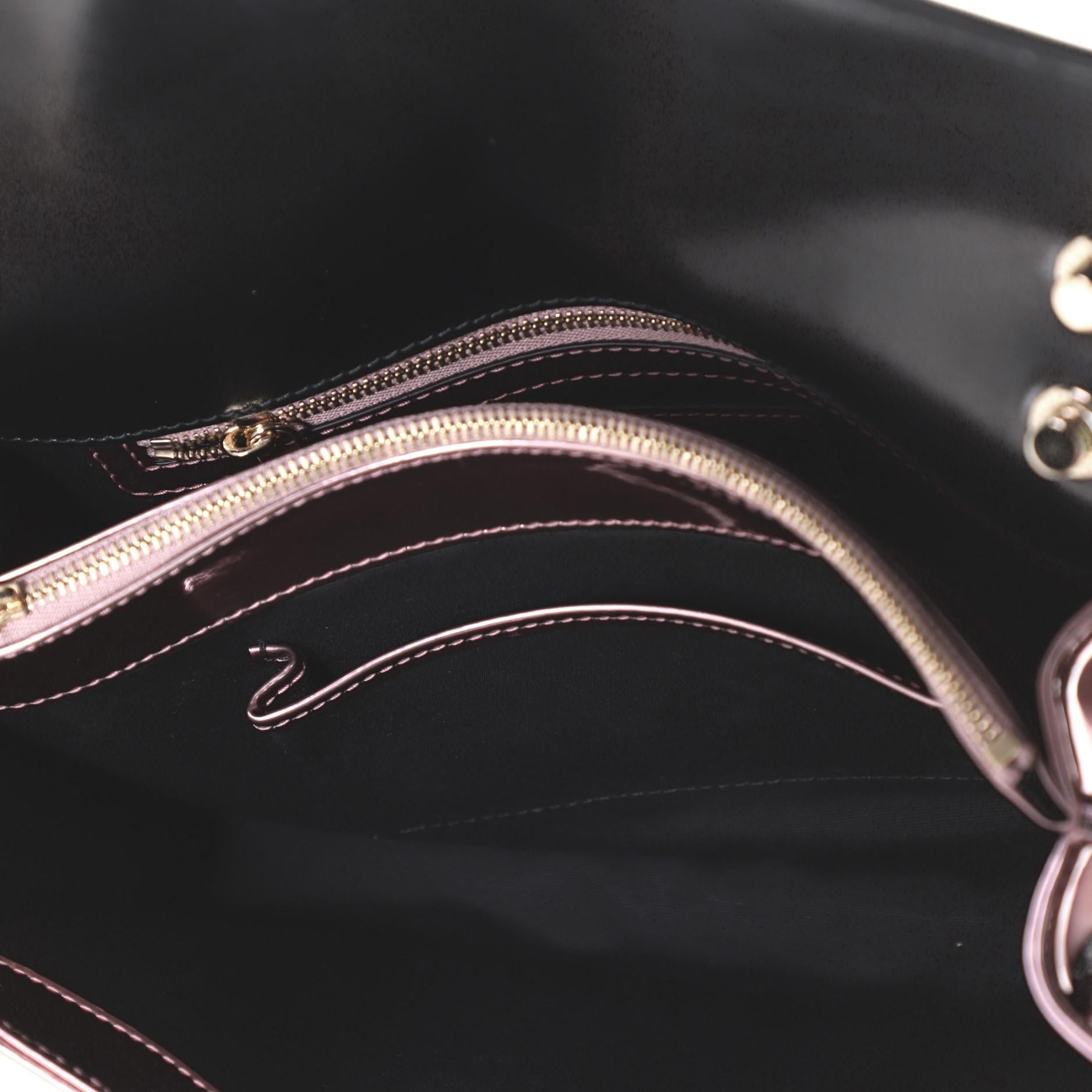 Brown Bvlgari Serpenti Forever Shoulder Bag Metallic Leather Medium