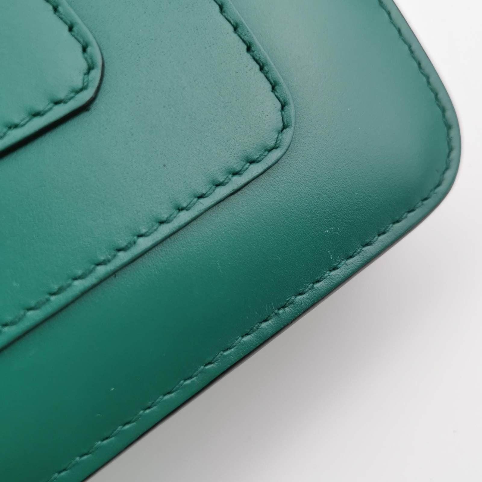 Bvlgari Serpenti Forever Bolso Crossbody Pequeño de Piel Verde 5