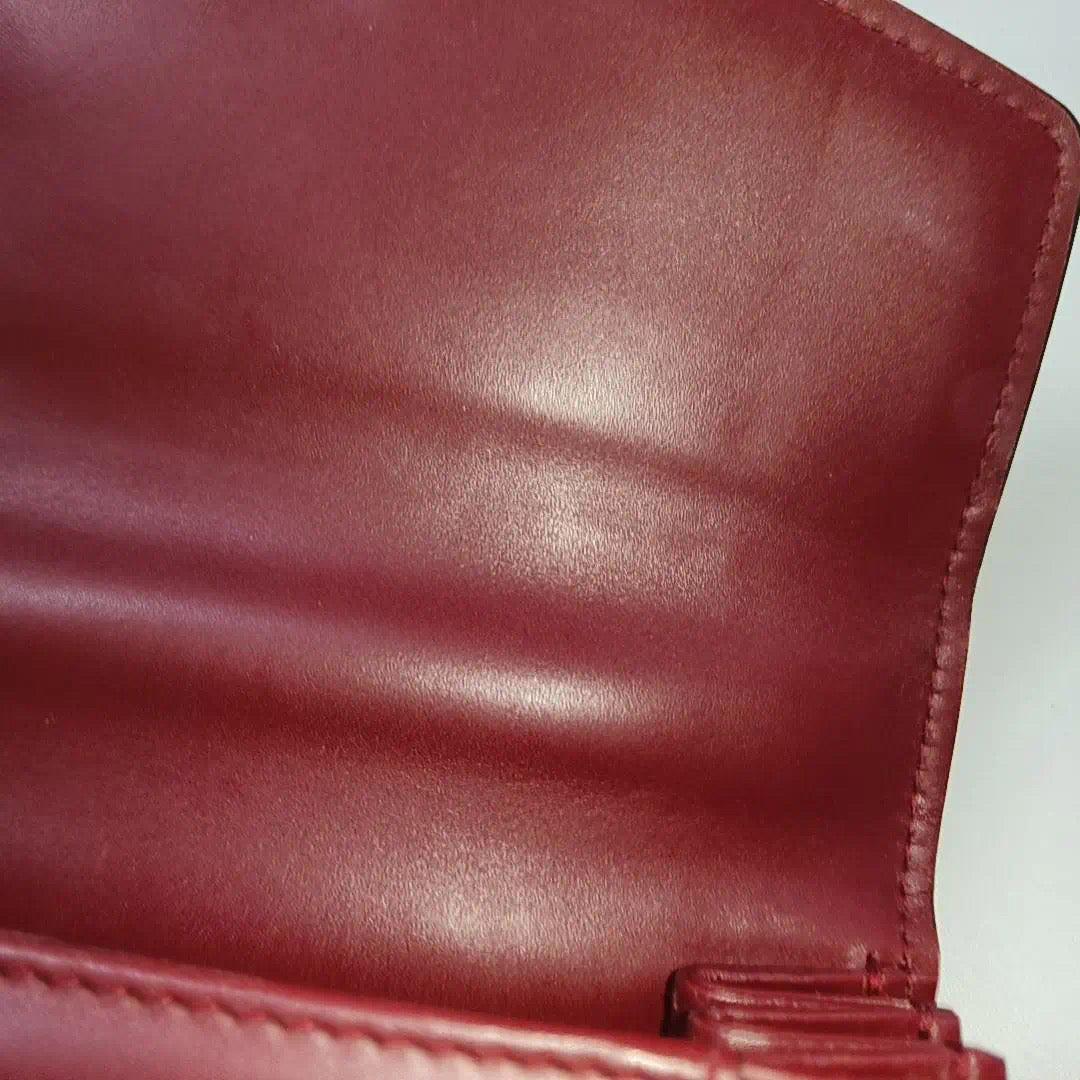 Bvlgari Serpenti Forever Small Leather Top Handle Crossbody Bag Burgundy 6