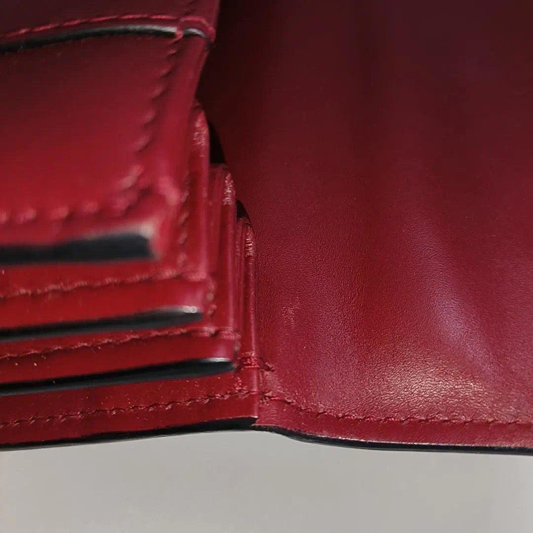 Bvlgari Serpenti Forever Small Leather Top Handle Crossbody Bag Burgundy 7