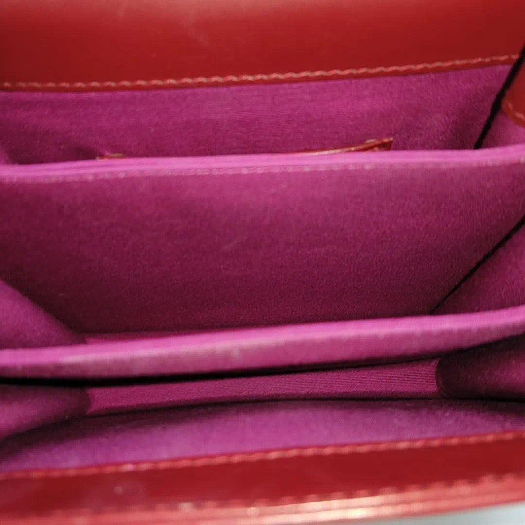 Bvlgari Serpenti Forever Small Leather Top Handle Crossbody Bag Burgundy 10