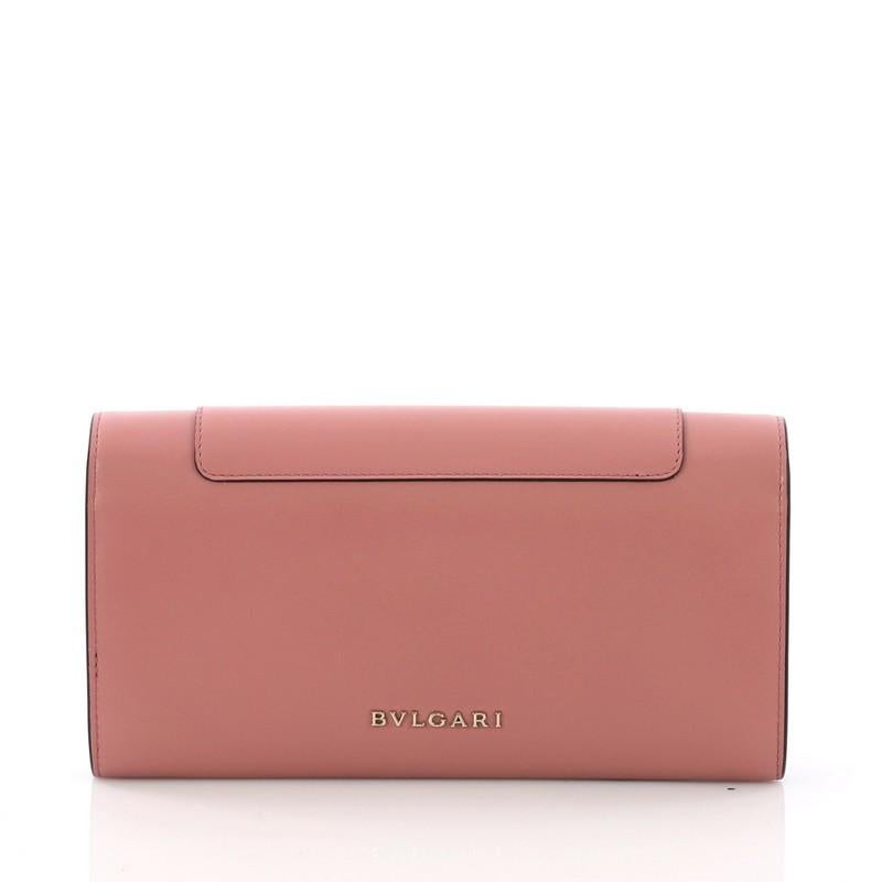 Bvlgari Serpenti Forever Wallet Leather In Good Condition In NY, NY