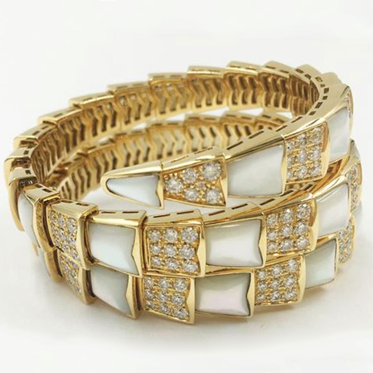 bulgari serpenti bracelet gold