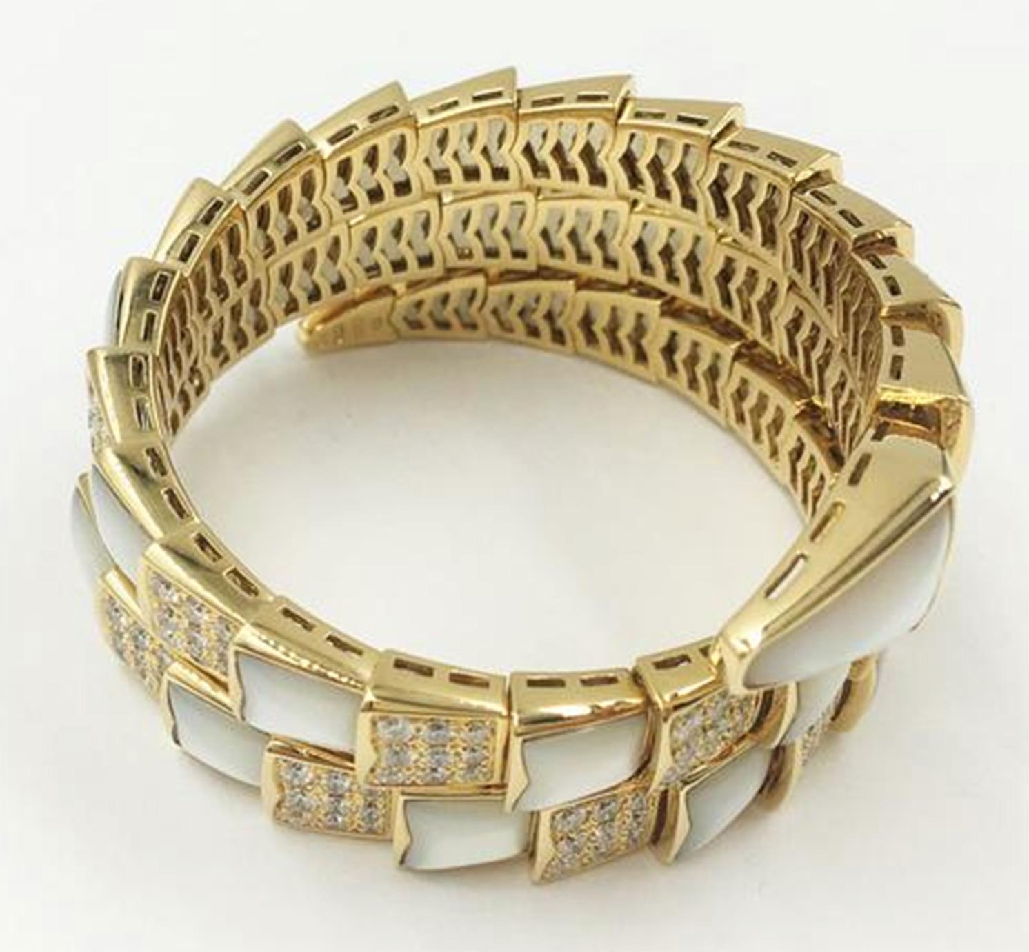 bulgari serpenti bracelet yellow gold