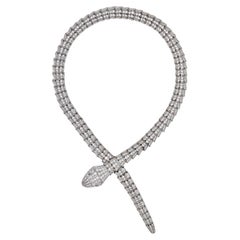 Bvlgari Serpenti Pave Diamond Necklace