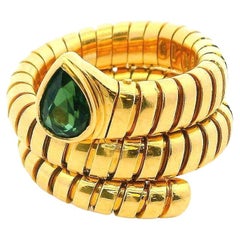 Bvlgari serpenti ring tourmaline ps top