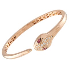 Bvlgari Serpenti Seduttori 18K Rose Gold Diamond Bracelet BV04-060326