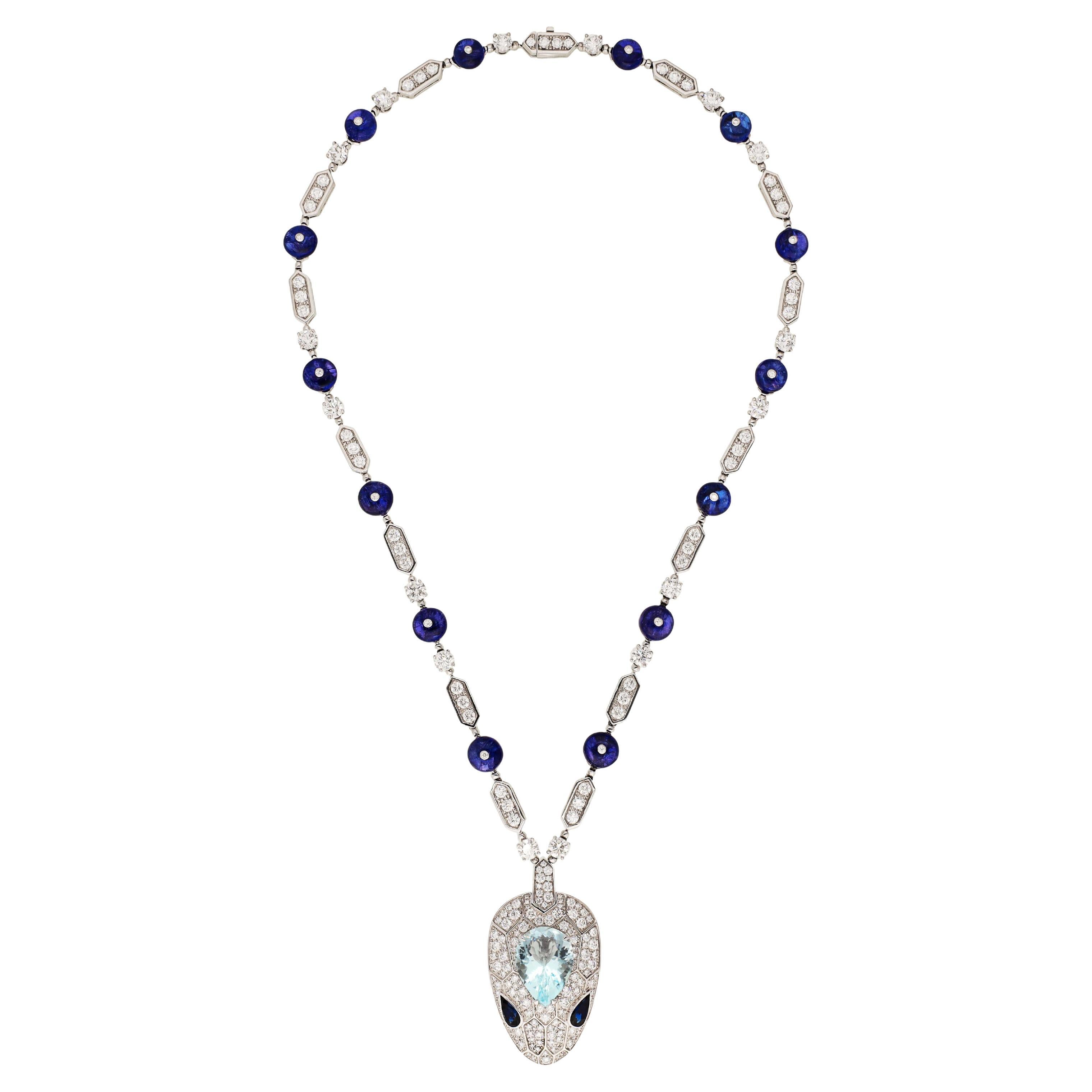 BVLGARI Serpenti Seduttori Diamond & Multi-Gemstone Necklace
