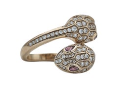 Bvlgari Serpenti Seduttori Ring 18K Rose Gold