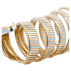 Bvlgari Serpenti SP35 SPG Tubogas Rose Gold & Steel Ladies Watch