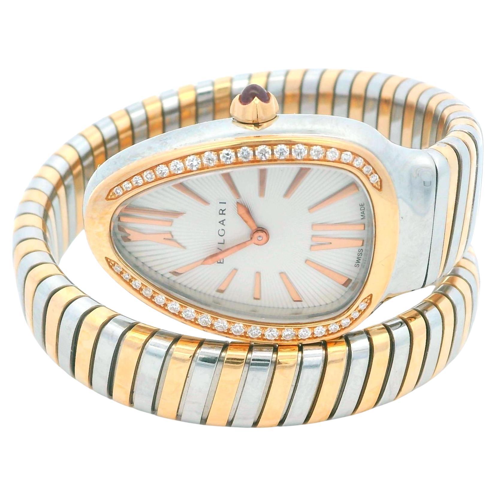 How can you tell a fake Bvlgari serpenti watch?