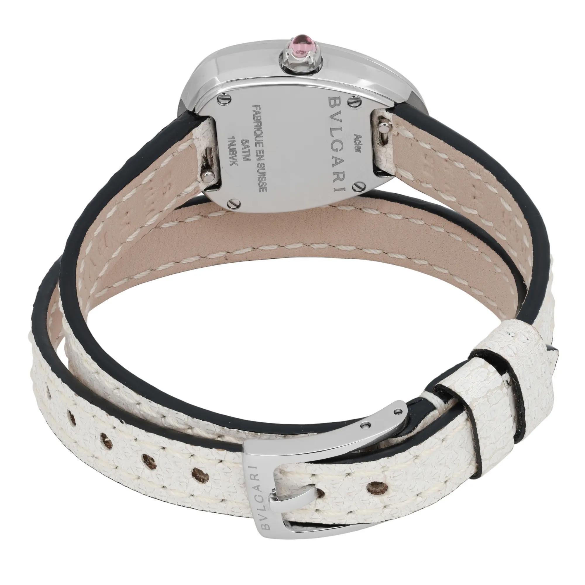 Bvlgari Serpenti Stahl Diamant MOP Zifferblatt Quarz Damen SPS27WSDL 2