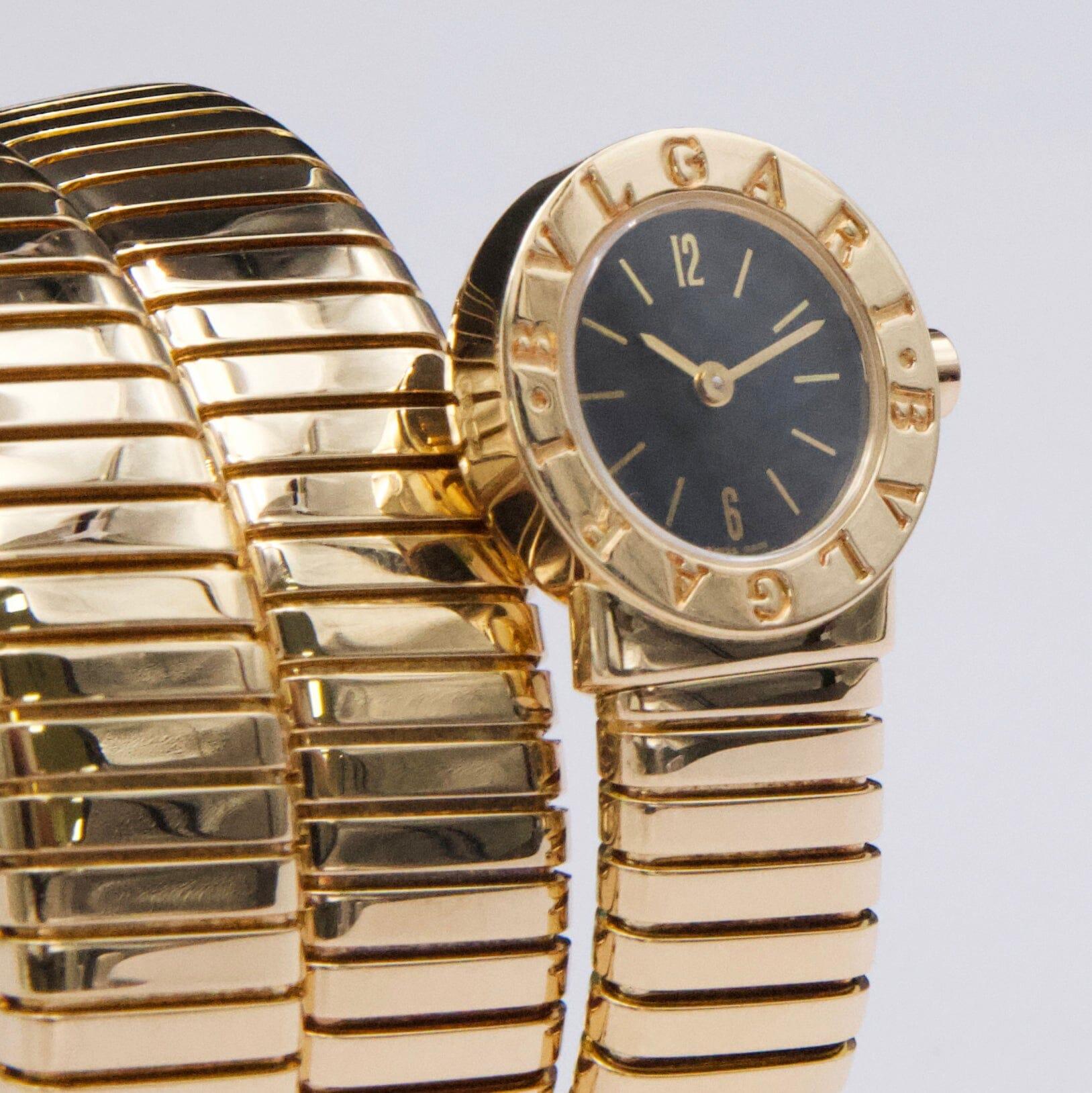 Bvlgari Serpenti Tubogas BB 19 1T Orologio da donna in oro giallo 18K Scatola Documenti in vendita 1