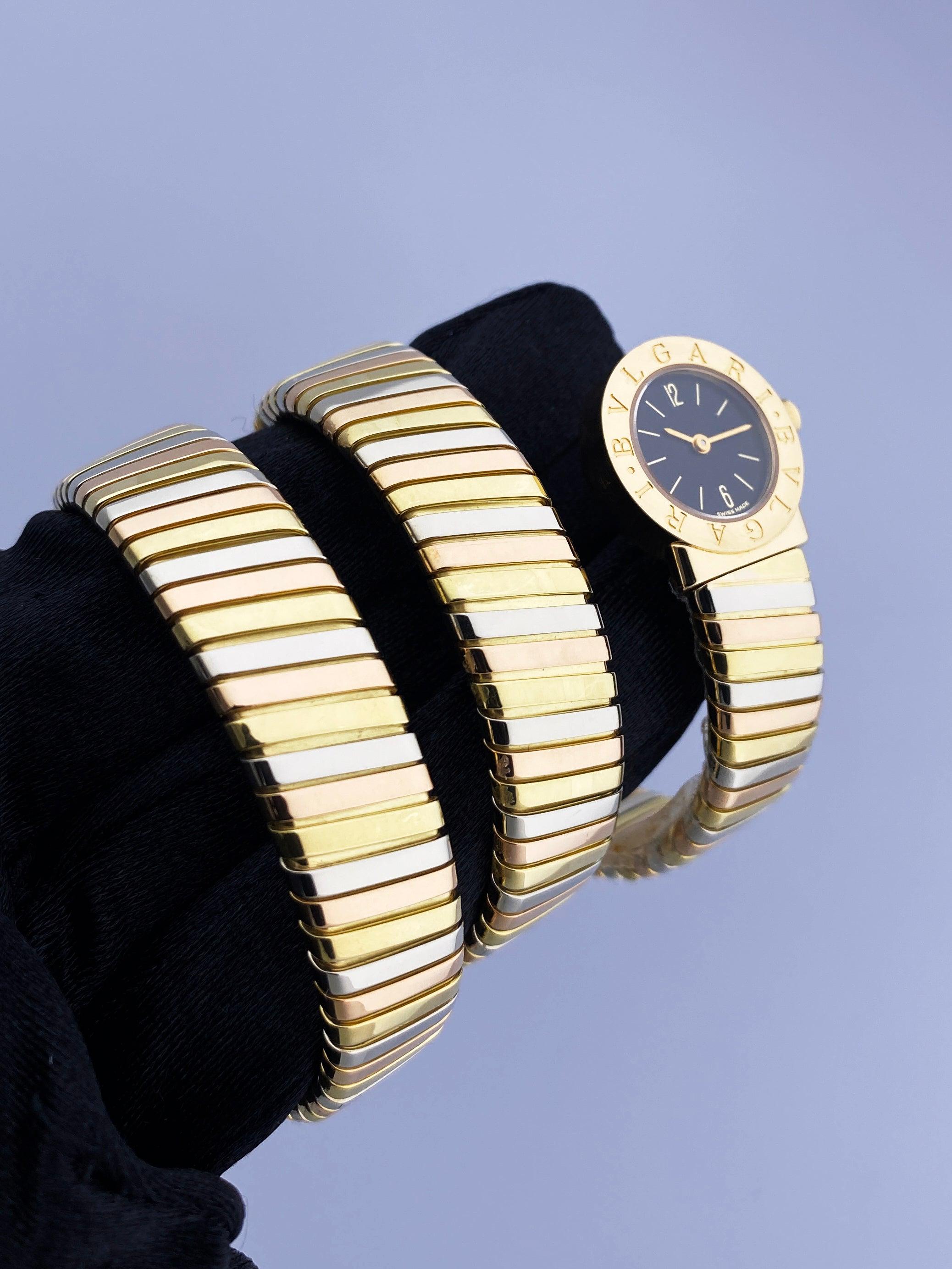 bvlgari serpenti watch rose gold