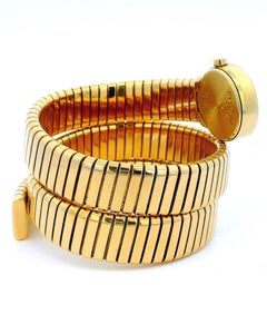 Bvlgari Serpenti Tubogas BB191T 18K Yellow Gold Ladies Watch