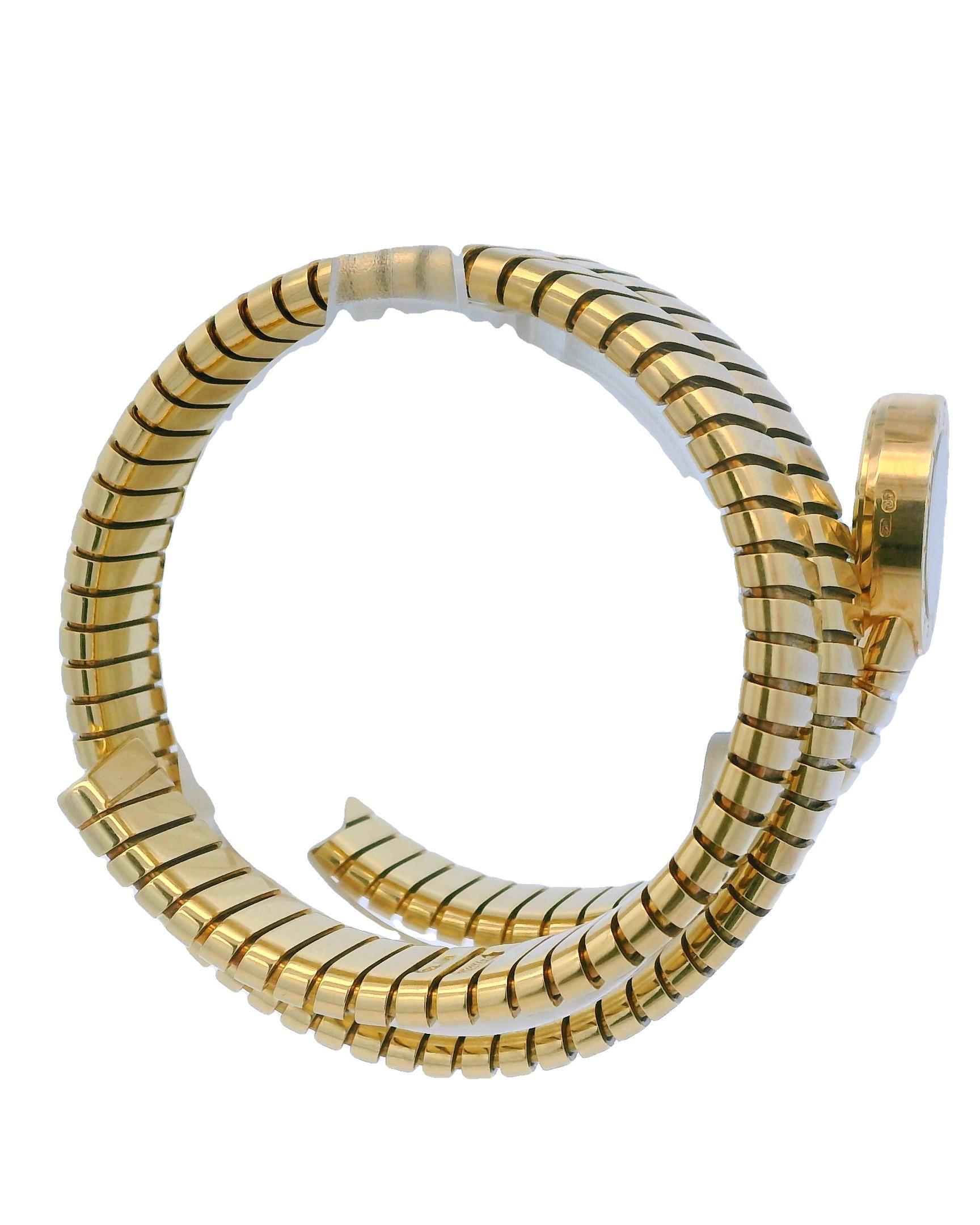Bvlgari Serpenti Tubogas BB191T 18K Gelbgold Damenuhr 3