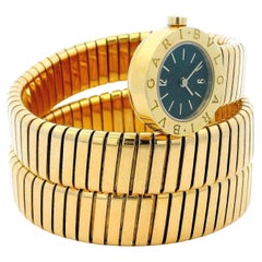 Bvlgari Serpenti Tubogas BB191T 18K Yellow Gold Ladies Watch