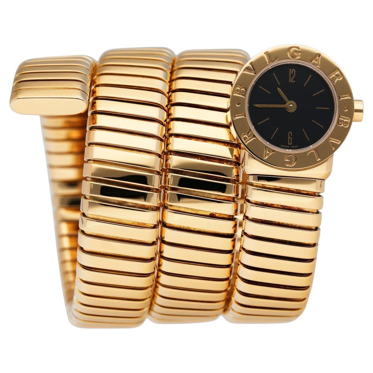 Bvlgari  Serpenti Tubogas BB191T Orologio da donna in oro giallo 18 carati in vendita