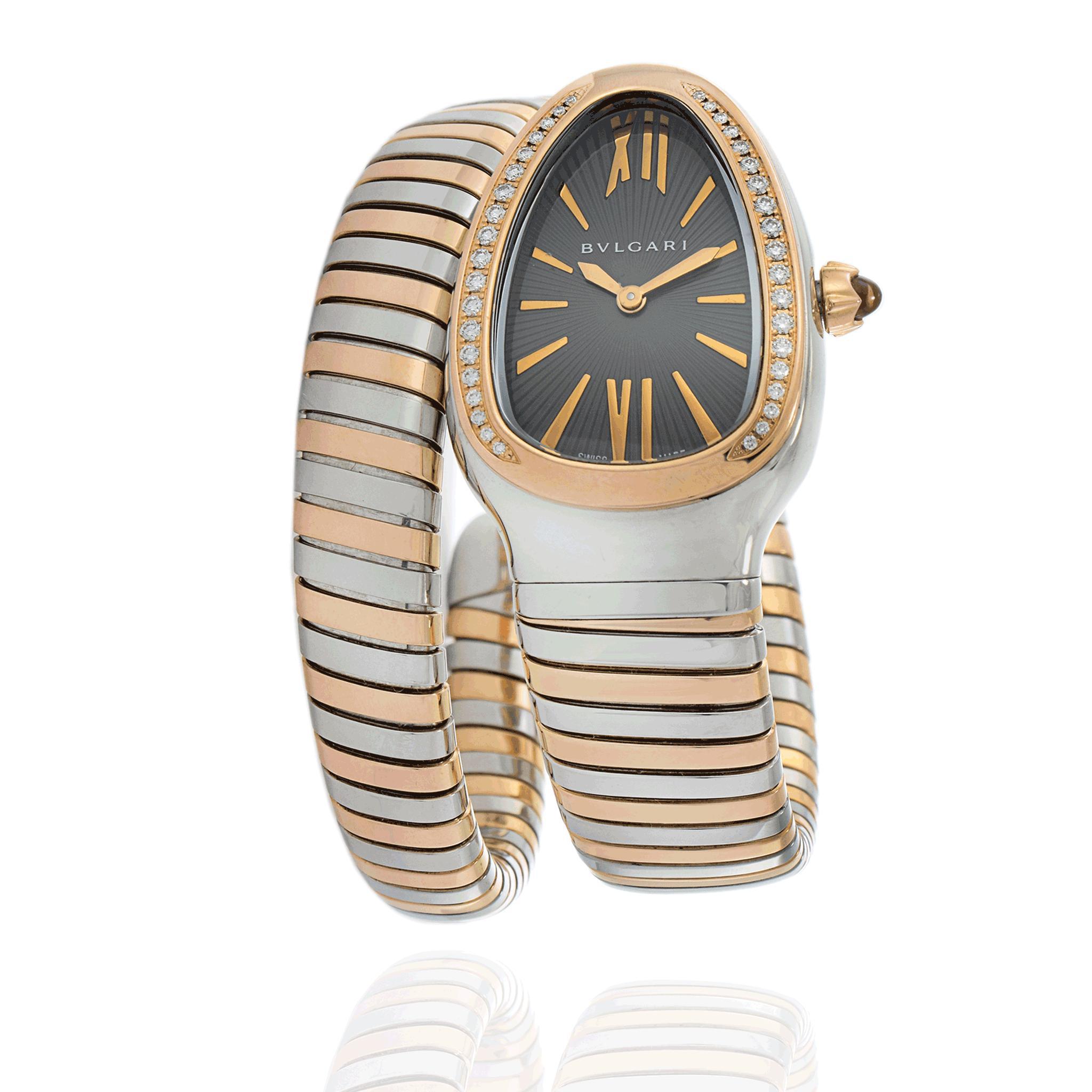 Donna Orologio Bvlgari Serpenti Tubogas al quarzo Ref. SP35SPG in vendita