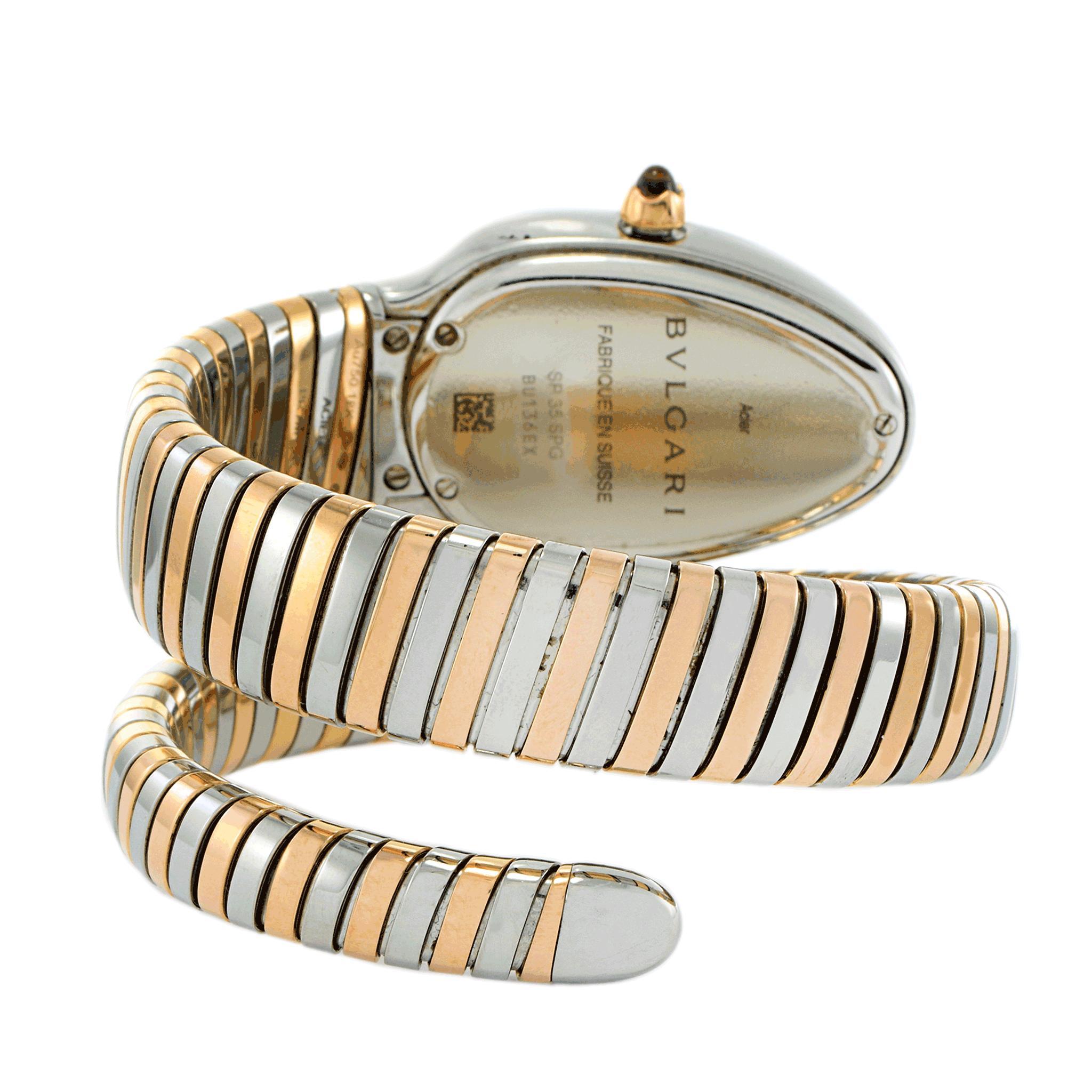 Orologio Bvlgari Serpenti Tubogas al quarzo Ref. SP35SPG in vendita 2